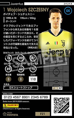 F21-1 021】ボイチェフ・シュチェスニー ☆4 WC | WCCF FOOTISTA,WCCF