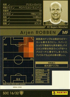 ロッベン2014 ☆【14-15OE / SOC16】アリエン・ロッベン | WCCF,WCCF【通常弾】,WCCF