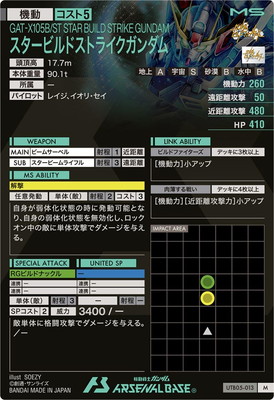 UTB05-013 スタービルドストライクガンダム M | 機動戦士ガンダム