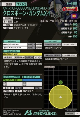 PR-253 クロスボーン・ガンダムX-1【PR】 | 機動戦士ガンダム