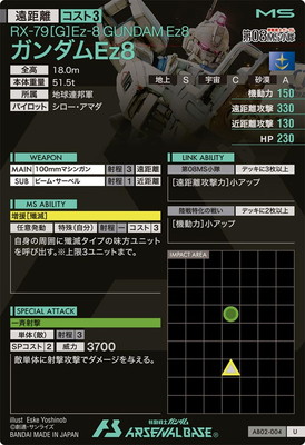 AB02-004 ガンダムEz8 U | 機動戦士ガンダム アーセナルベース