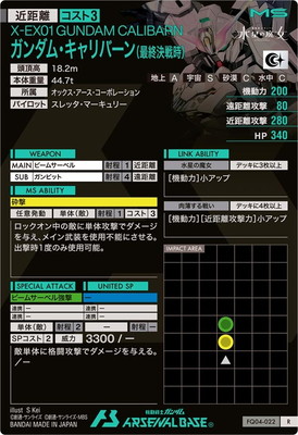 FQ04-022 ガンダム・キャリバーン(最終決戦時) R | 機動戦士