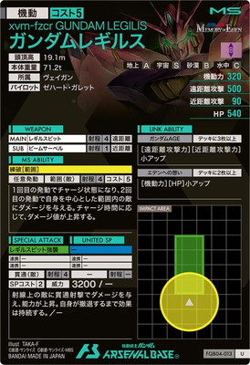 アーセナルベース　ガンダムレギルス R ガンダムレギルス 販売 | FORSQUAD SEASON:04 | 機動戦士