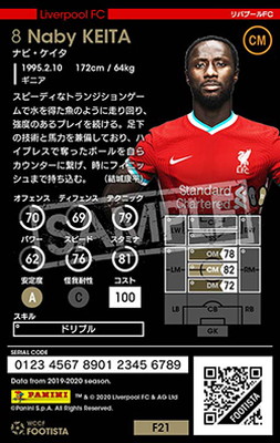 WCCF FOOTISTA F21 セット (T-3) F21-1 036】ルーカス・バスケス ☆3 CC | WCCF FOOTISTA,WCCF