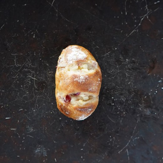 クリームチーズとクランベリー