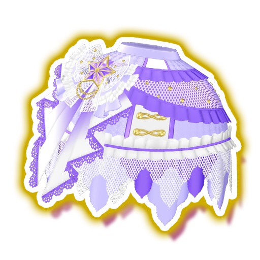 マイチケ】☆6-009 スターリィライトパープルスカート PR