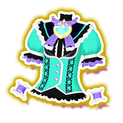 ドリチケ】☆ドリームシアター神2弾 ハートジュエルベイビーコーデ R