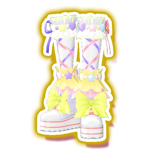 マイチケ】☆T1-027 ガーリッシュイエローシューズ SR