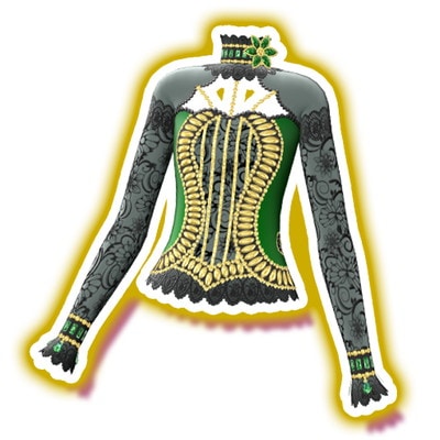 ドリチケ】☆TDR3-05～08 レーシーレディエメラルドコーデ PR