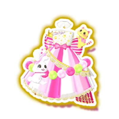 R7-001 スーパーサイリウムノンシュガーラブリーワンピ SCR | プリパラ