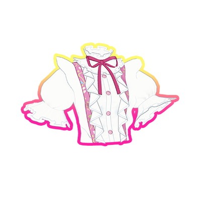 フラワーちゃん♡11点 P-227 フラワーラインピンクトップス R | ワッチャプリマジ,その他