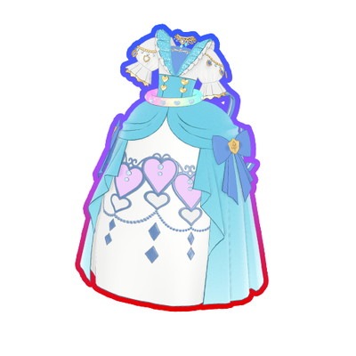 P-423 マナマナぱたのマジカルブルーワンピ SR | ワッチャプリマジ