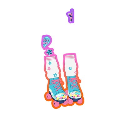 みい① PM2-4-087 アメリカンダイナーブルーシューズ SR | ワッチャプリ