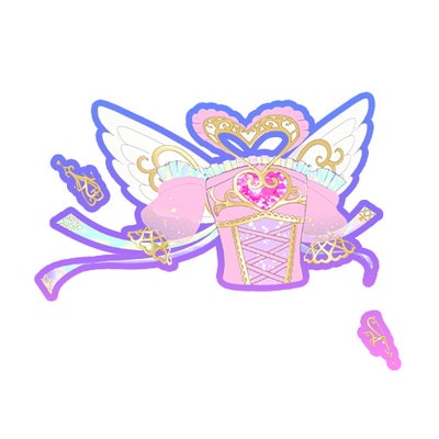 P-435 えいえんのおしゃれプリンセストップス OPQR | ワッチャプリマジ