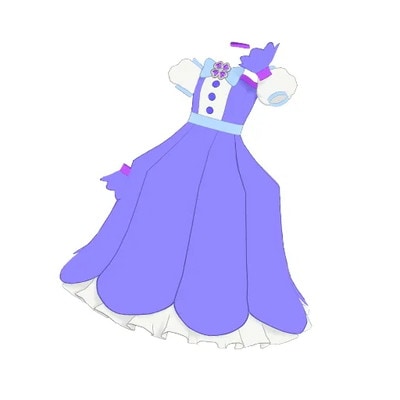 V2-071 アイプリバースフラワーマーチパープルワンピ ☆3 | アイプリ