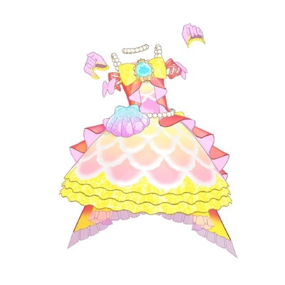 V3-022 マーメイドグランプリイエローワンピ ☆4 | アイプリバース