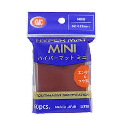 KMC カードバリアー ハイパーマットミニ レッド | サプライ品,スリーブ