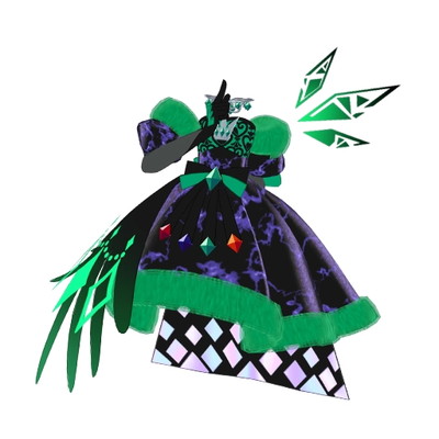 キズ格安】V6-007 ダークカルテットスターバズリウムグリーン