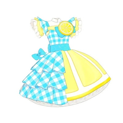 アイプリバース APR1-049 フレッシュレモンブルーワンピ ☆4