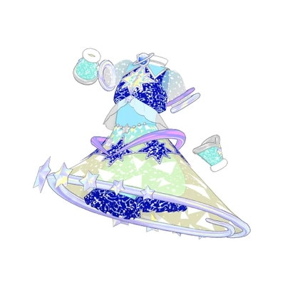 アイプリバース APR2-004 スペースバズリウムスターズブルーワンピ ☆4