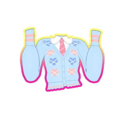 アイプリバース APR2-253 アーガイルニットトップス ☆3