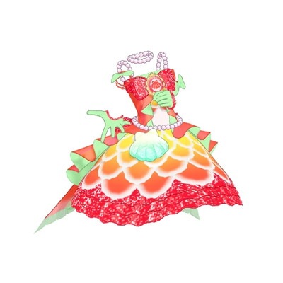 アイプリバース APR3-074 マーメイドグランプリレッドワンピ ☆4