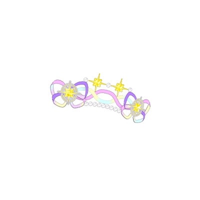 プリプリ　19インチ② アイプリバース APR4-059 カラフルシャインパープルアクセ ☆4