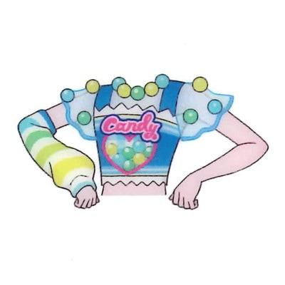 M5-003-1 カラフルキャンディブルー トップス(おとめ) | アイプリ