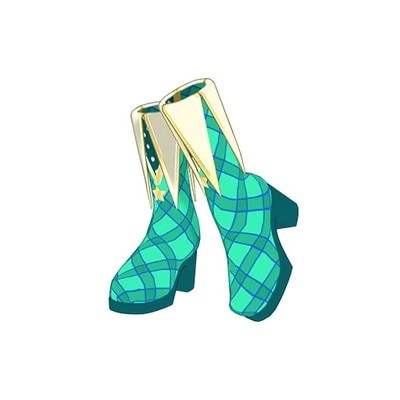 アイプリバース APR5-186 アイドルチェッククールグリーンシューズ ☆4