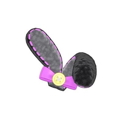 キズ格安】アイプリバース APR5-107 うさぎぬいぐるみブラックアクセ