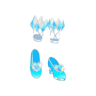 アイプリバース APR6-017 ゆうじょうのクリスタルスカイブルーシューズ