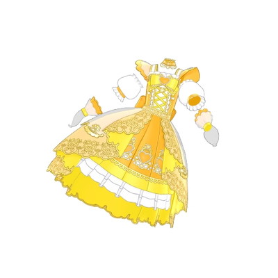 アイプリバース APR6-090 シンデレラのラララ あきちゃん コーデワンピ
