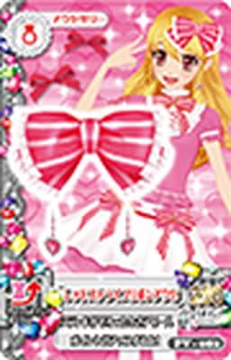 アイカツ！ レッドストライプリボンアクセ 三ノ輪ヒカリ プロモーション CD PV-082 レッドストライプリボンアクセ | アイカツシリーズ,アイカツ