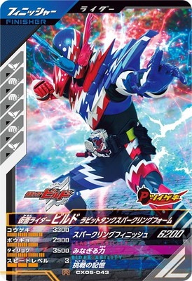 CX05-043 仮面ライダービルド ラビットタンクスパークリングフォーム R