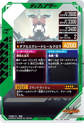 キズ格安】VR01-029 仮面ライダーエクシードギルス N | ガンバ