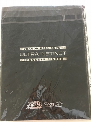 DRAGON BALL SUPER SUPER HERO 9POCKETS BINDER【ジャンプビクトリー