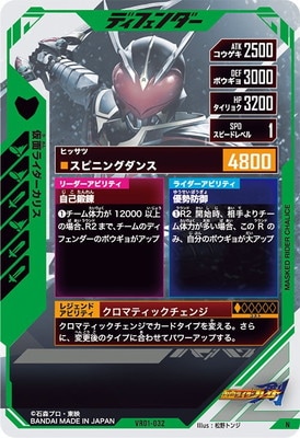 キズ格安】VR01-032 仮面ライダーカリス N | ガンバレジェンズ,キズ