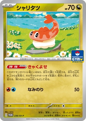 PK-SV-P-236 シャリタツ | ポケモンカード,SVシリーズ,プロモーション