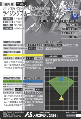 アーセナルベース ライジングフリーダムガンダム 憂