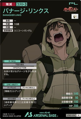 バナージ・リンクス U + β PSA10
