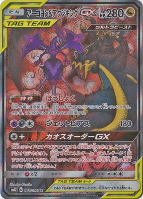 ポケモンカード アーゴヨン&アクジキングGX SR SA T - メルカリ