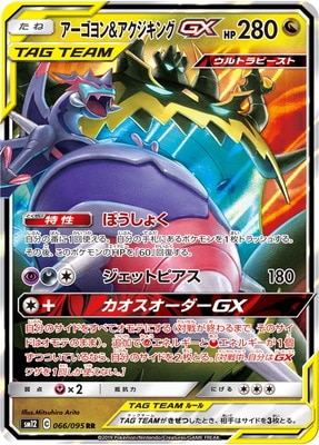 PSA10 アーゴヨン＆アクジキングGX SR SM12 102/095 PK-SM12-066 アーゴヨン&アクジキングGX RR｜販売・在庫｜ポケカ通販