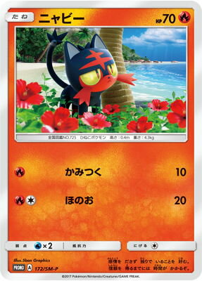 PK-SM-P-172 ニャビー | ポケモンカード,SMシリーズ,プロモーション