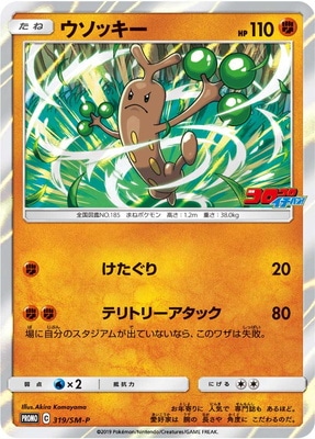 PK-SM-P-319 ウソッキー | ポケモンカード,SMシリーズ,プロモーション 