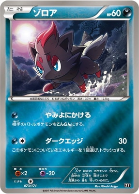 ゾロア大好き　様 ゾロア大好き 様 PK-HP-073 ゾロア(キラ) | ポケモンカード,XY