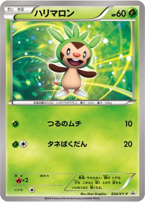 PK-XY-P-034 ハリマロン | ポケモンカード,XYシリーズ,プロモーション