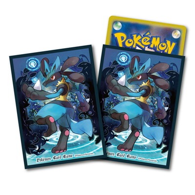 ポケモンカード　オフィシャルデッキシールド　ルカリオの波動　64枚入り ポケモンカード オフィシャルデッキシールド ルカリオの波動 64枚入り