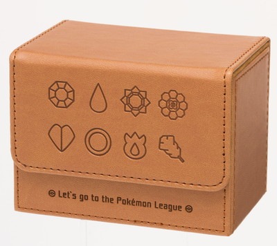 ポケモンカードゲーム　フリップデッキケース　ジムバッジ　2個セット ポケモンカードゲーム フリップデッキケース GYM BADGES KT BROWN