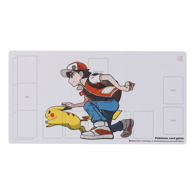 ポケモンカードゲーム ラバープレイマット レッド＆ピカチュウ【宅配便