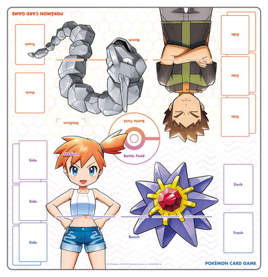ポケモンカードゲーム ラバープレイマット フルサイズ タケシVSカスミ
